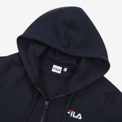 Fila Heritage Basic Linear Collecting Hood - Miesten Takit - Laivastonsininen | FI-62229